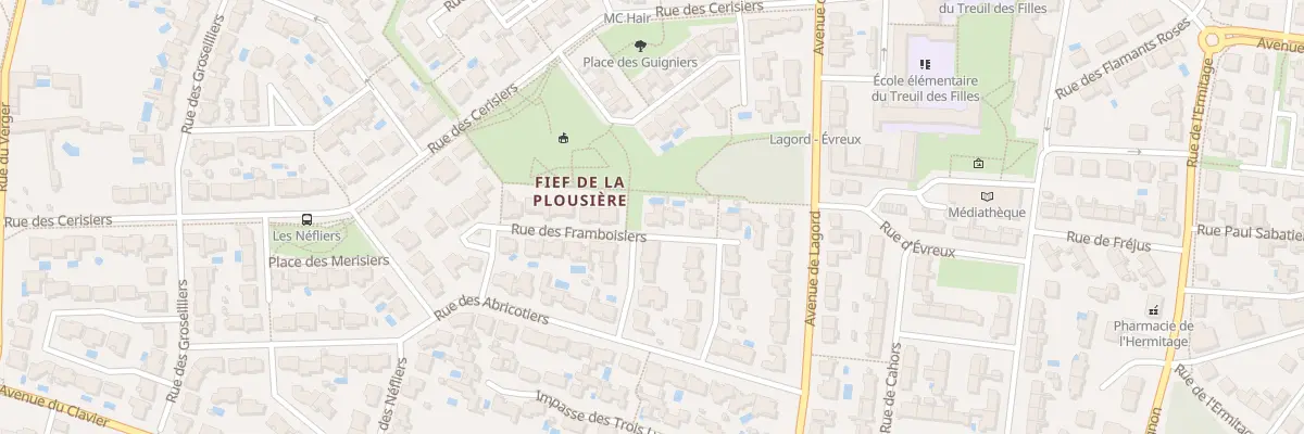 Plan du 21 Rue des Framboisiers à Lagord
