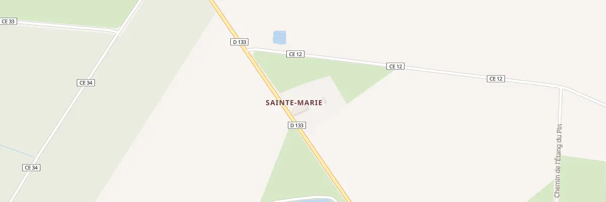 Plan du 5147 Sainte Marie au Pin