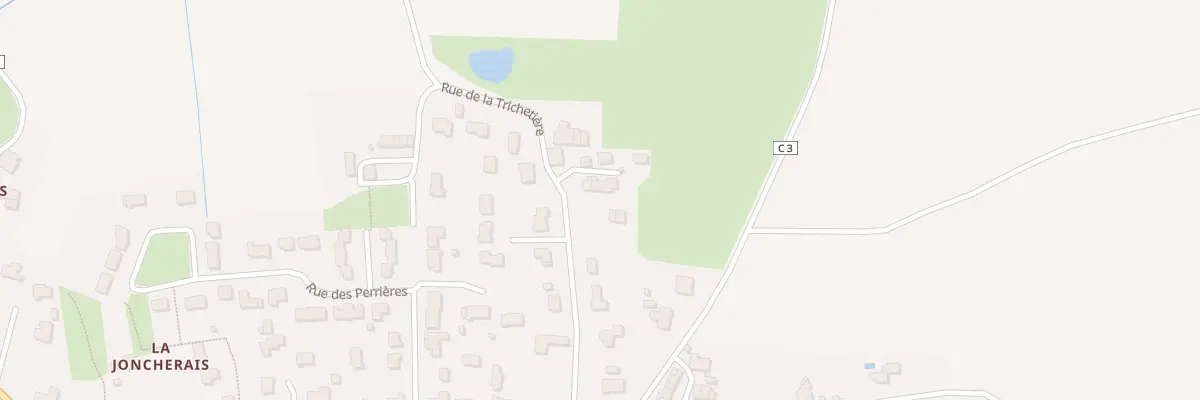 Plan du 212 Rue de la Trichetière à Pouillé-les-Côteaux