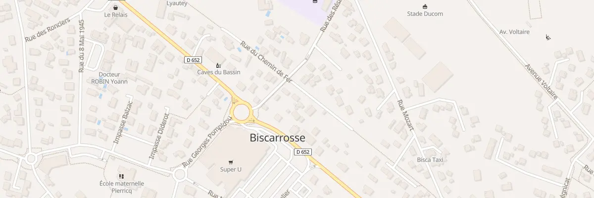 Plan du 42 Rue des Résiniers à Biscarrosse
