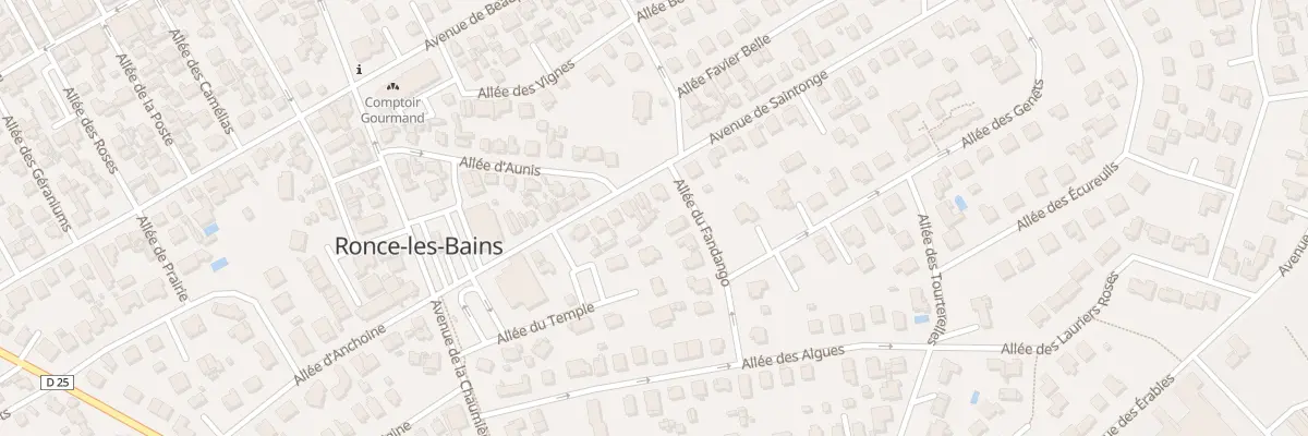 Plan du 5001 All du Fandango à La Tremblade