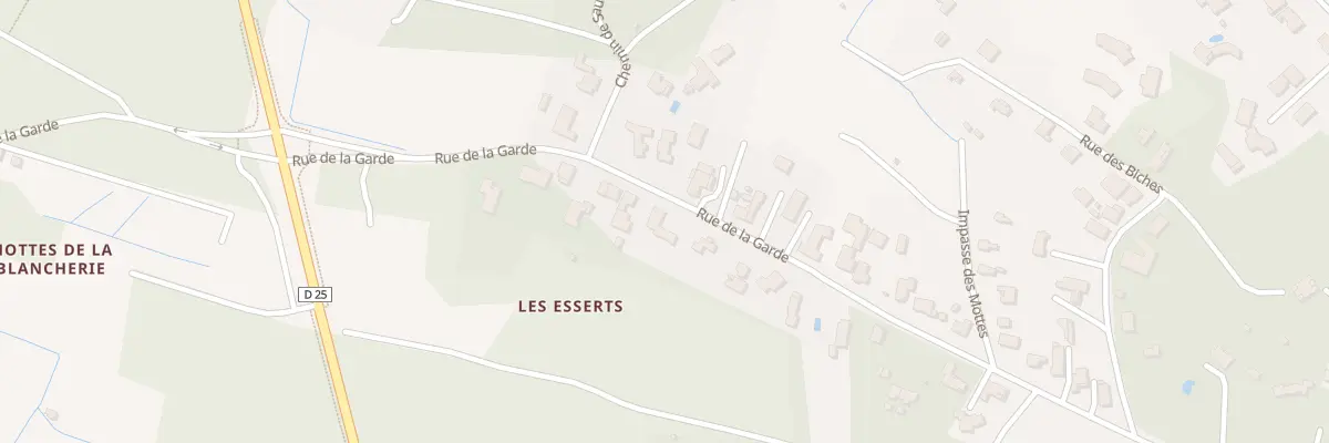 Plan du 99 Rue de la Garde à La Tremblade