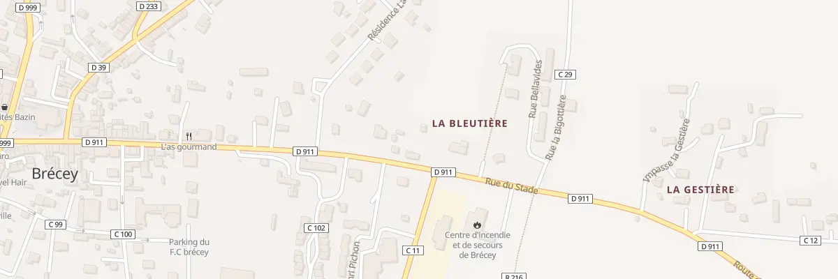 Plan du 51 Rue du Stade à Brécey