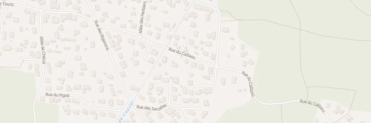 Plan du 262 Rue de Caillaou à Biscarrosse