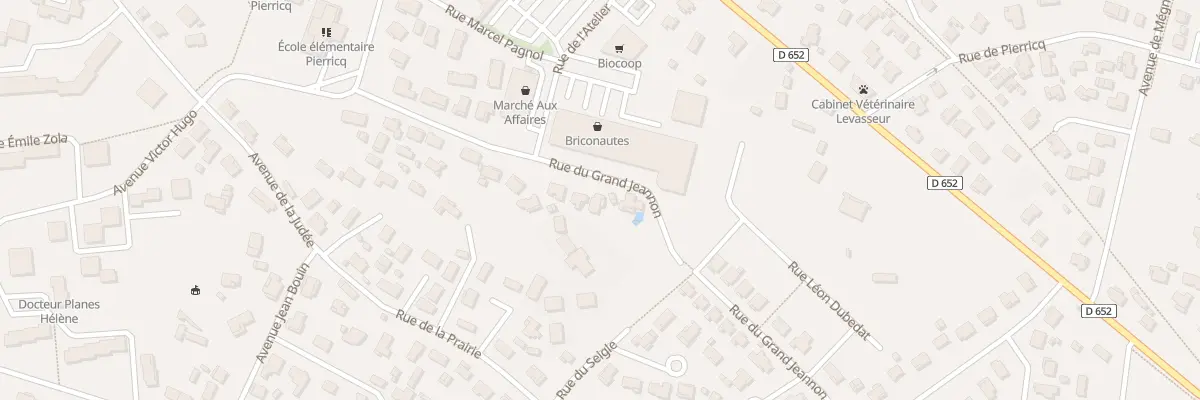Plan du 230 Rue du Grand Jeannon à Biscarrosse