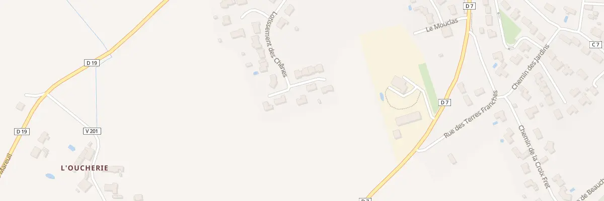 Plan du 29 Lot des Chênes à Moutiers-sur-le-Lay