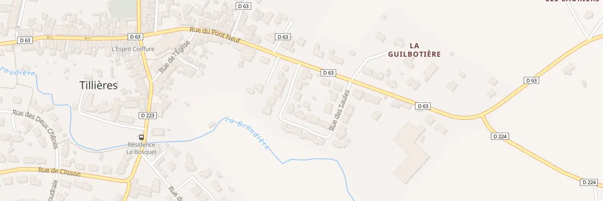 Plan du 5 Rue des Saules (Tilliere) à Sèvremoine