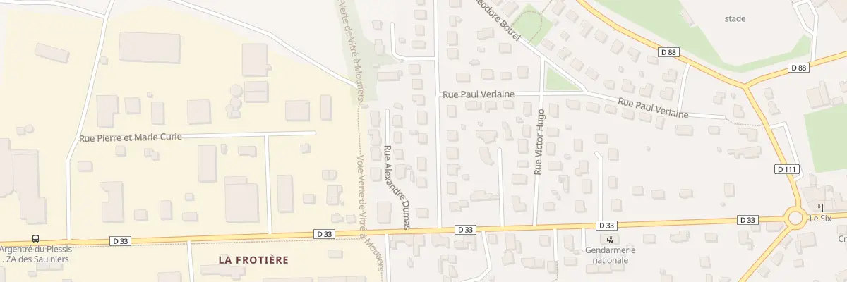 Plan du 5 Rue George Sand à Argentré-du-Plessis