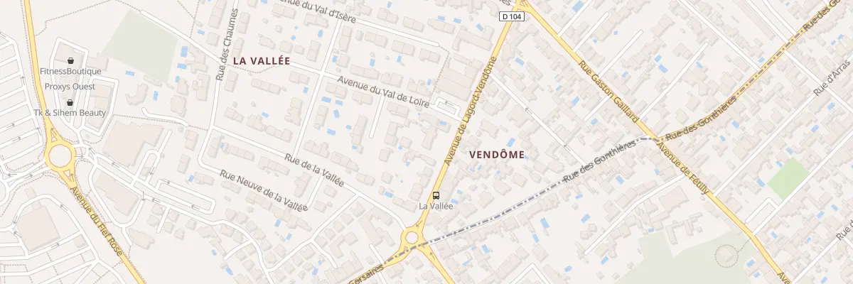 Plan du 15 Av de Lagord-Vendôme à Lagord