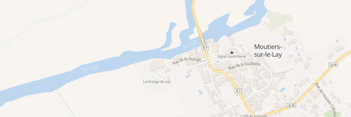Plan du 7 Rue de la grange à Moutiers-sur-le-Lay