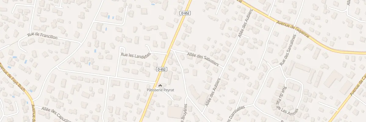 Plan du 644 Rue des Bruyères à Biscarrosse