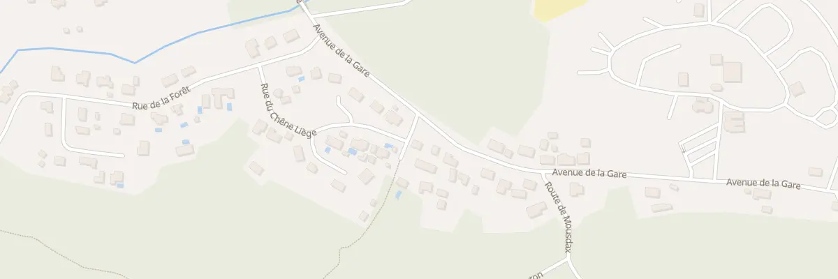 Plan du 9001F Rue du Chêne Liège à Mézos
