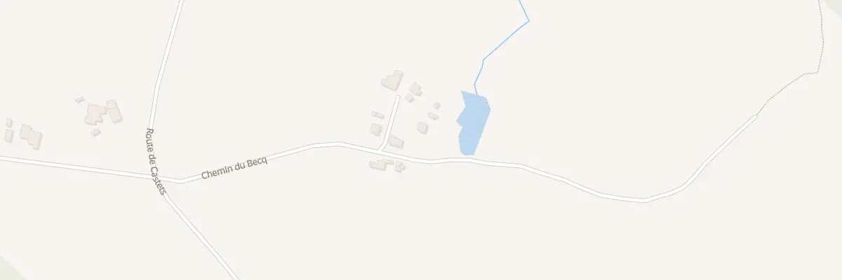 Plan du 340 Che du Becq à Saint-Lon-les-Mines