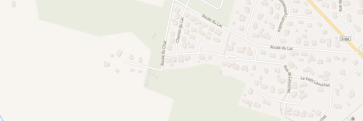 Plan du 176 Che du Lac à Saint-Paul-en-Born