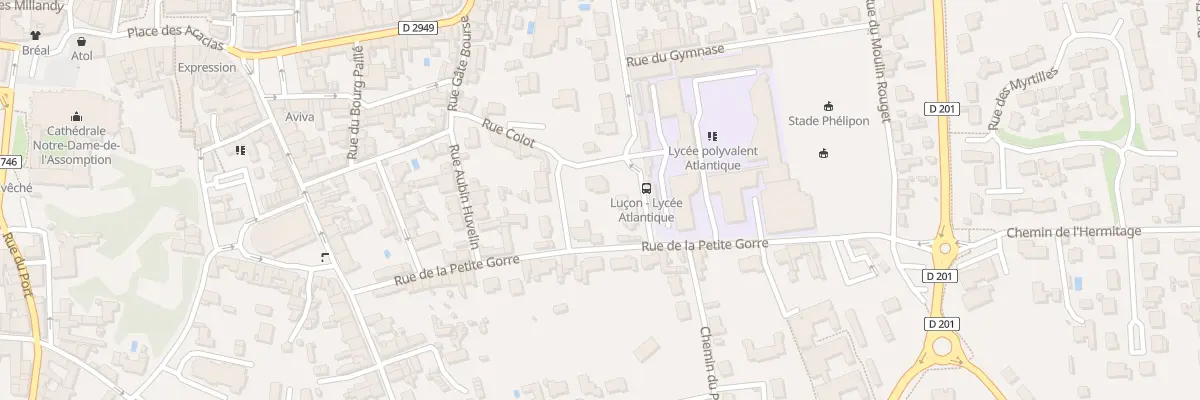 Plan du 1 All du Collège à Luçon