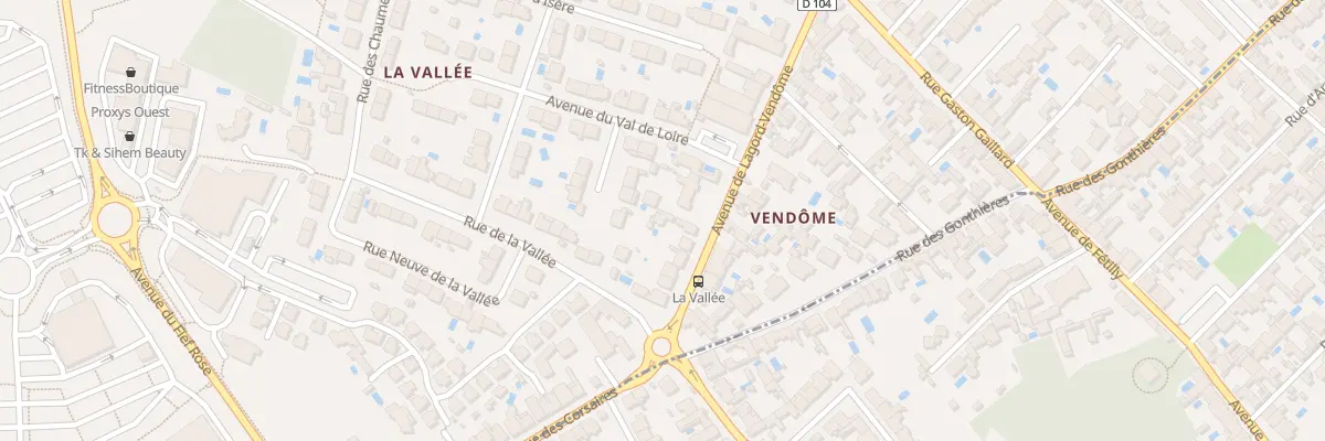 Plan du 11 Av de Lagord-Vendôme à Lagord
