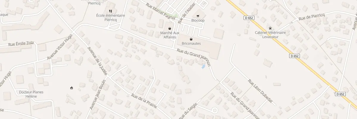 Plan du 186 Rue du Grand Jeannon à Biscarrosse