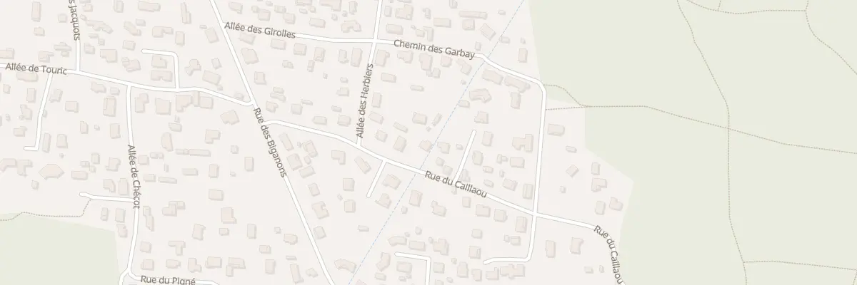 Plan du 185 Rue de Caillaou à Biscarrosse