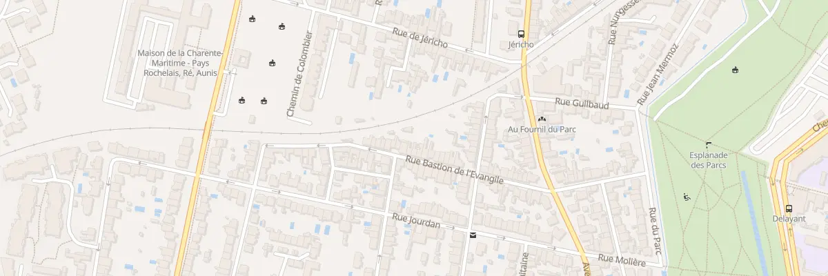 Plan du 36 Rue Bastion de l’Évangile à La Rochelle