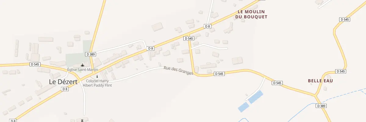 Plan du 4 Rue des Forges au Dézert