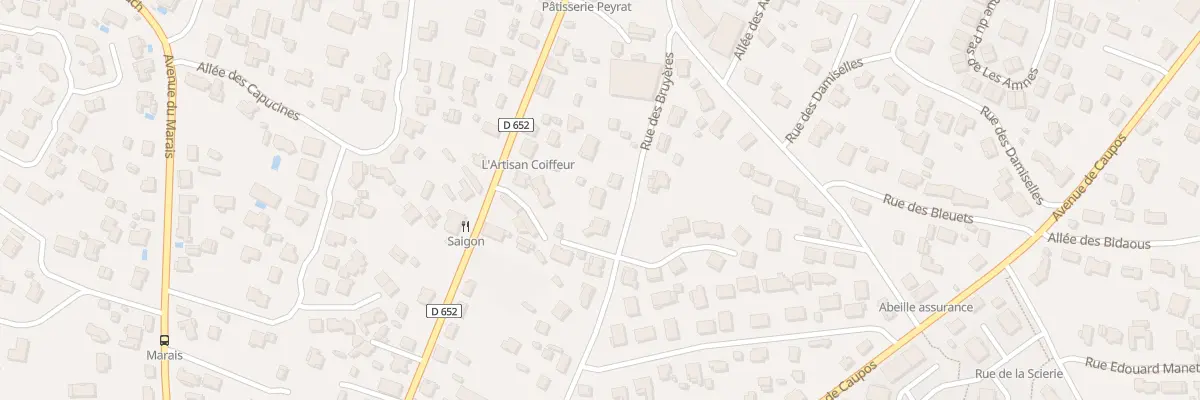 Plan du 379 Rue des Bruyères à Biscarrosse