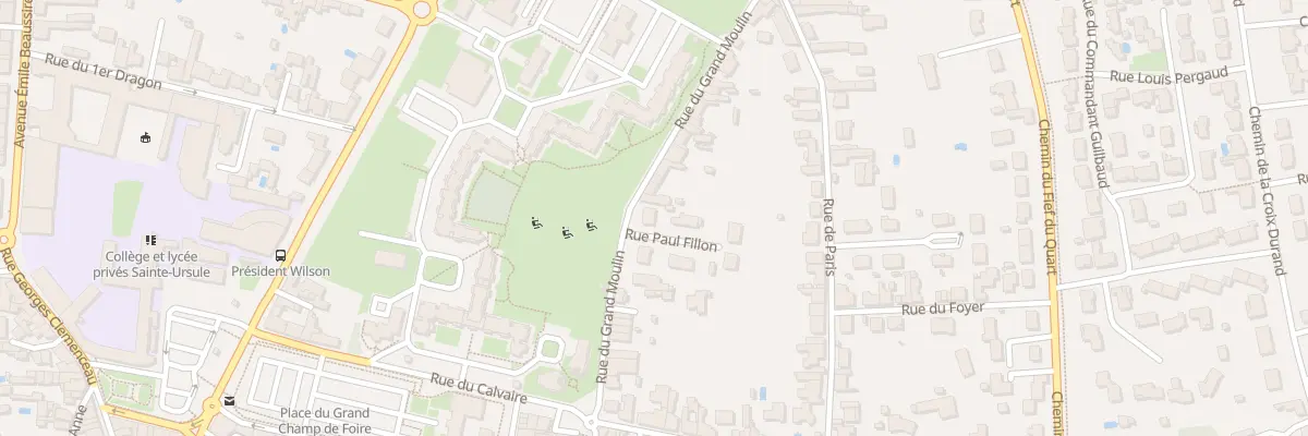 Plan du 56 Rue du grand moulin à Luçon