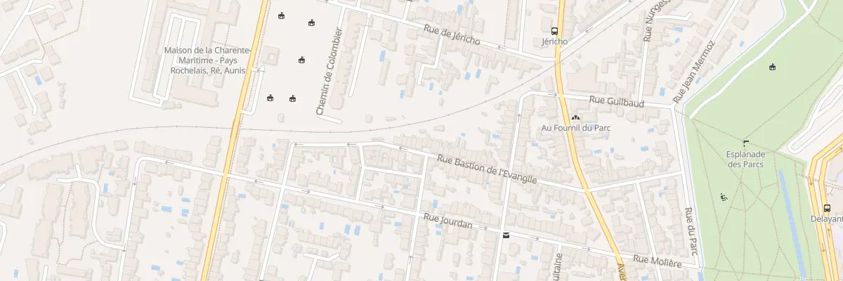 Plan du 44 Rue Bastion de l’Évangile à La Rochelle