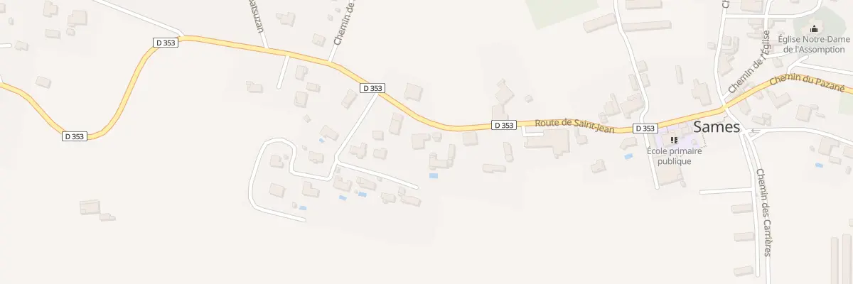 Plan du 345 Rte de Saint-Jean Rd353 à Sames