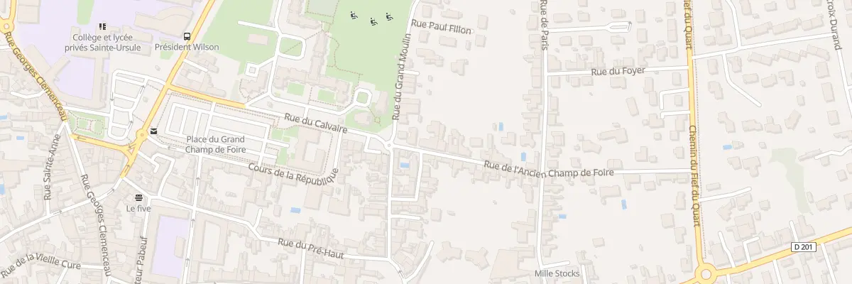 Plan du 3 Rue Ancien Champ de Foire à Luçon