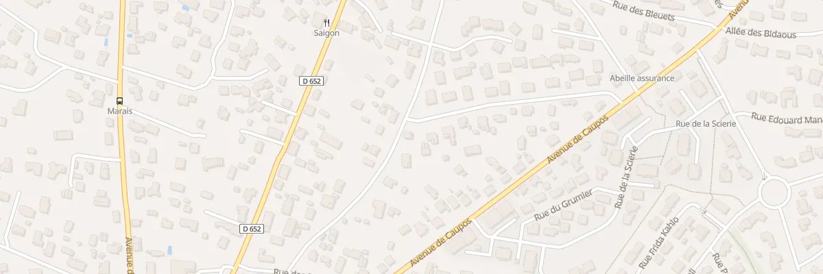 Plan du 10 Rue de la Forêt à Biscarrosse