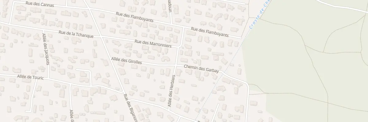 Plan du 13 Che de Garbay à Biscarrosse