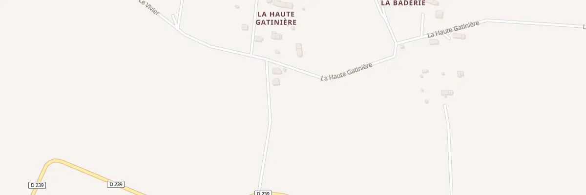 Plan du 5036 La Haute Gatiniere aux Loges-sur-Brécey