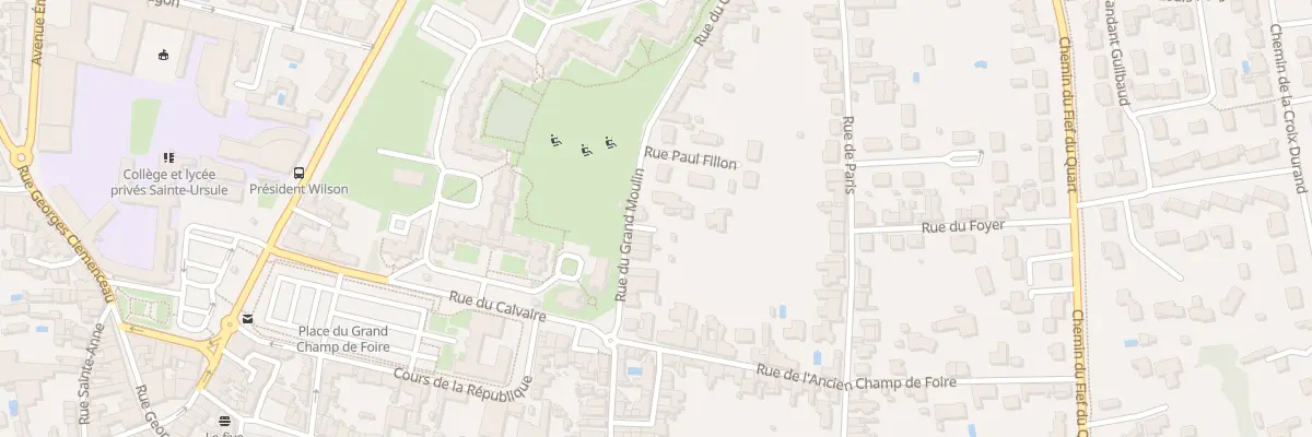Plan du 50 Rue du grand moulin à Luçon