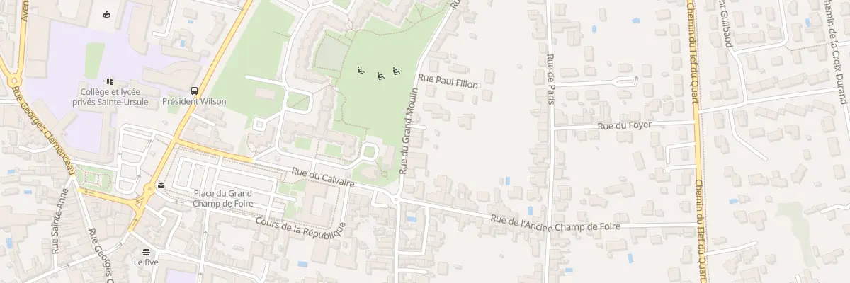 Plan du 42 Rue du grand moulin à Luçon