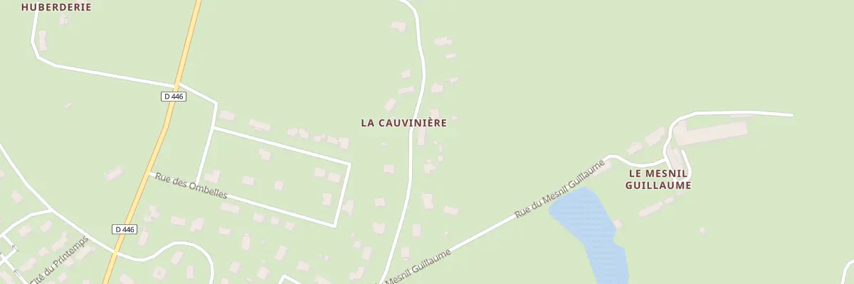 Plan du 8B La Cauviniere à Thèreval