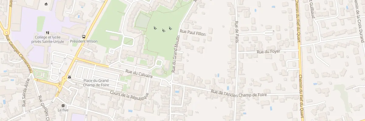 Plan du 40 Rue du grand moulin à Luçon