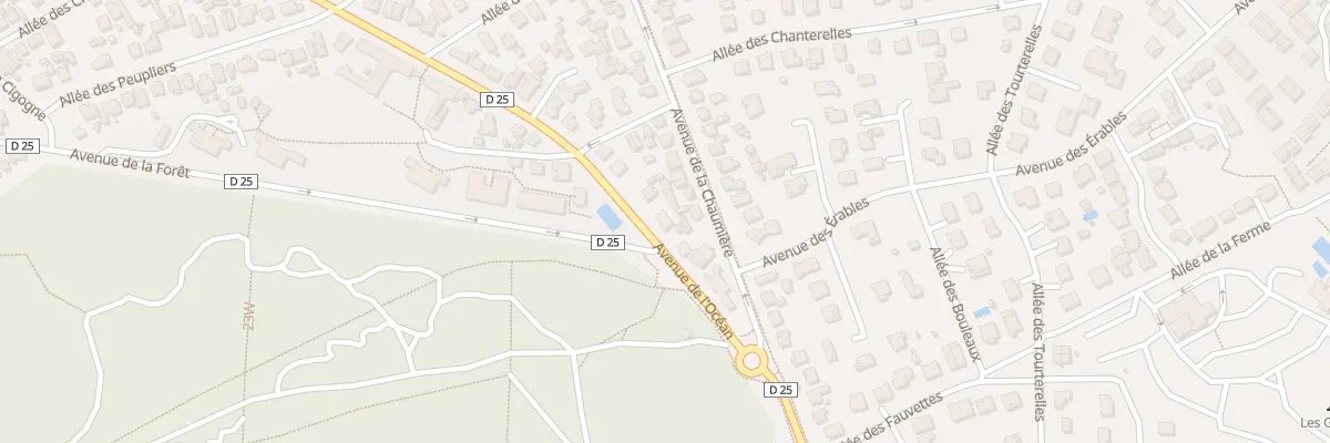 Plan du 8 Av de l’Océan à La Tremblade
