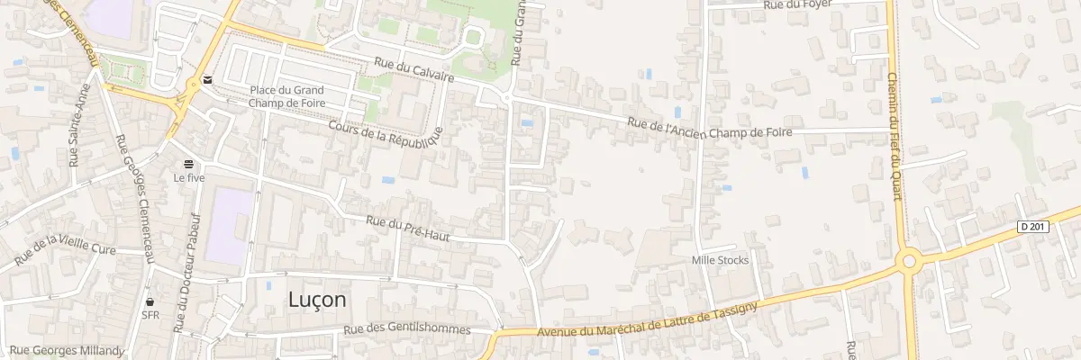 Plan du 9006 Rue du grand moulin à Luçon