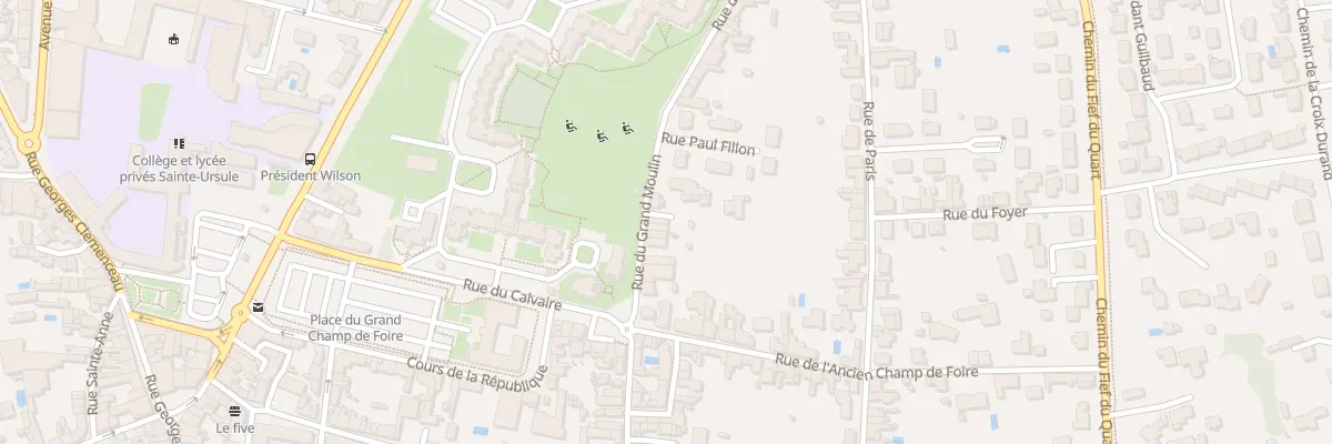 Plan du 46 Rue du grand moulin à Luçon