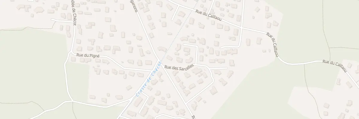 Plan du 263 Rue des Biganons à Biscarrosse