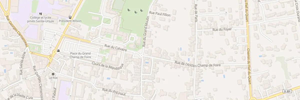 Plan du 1B Rue Ancien Champ de Foire à Luçon