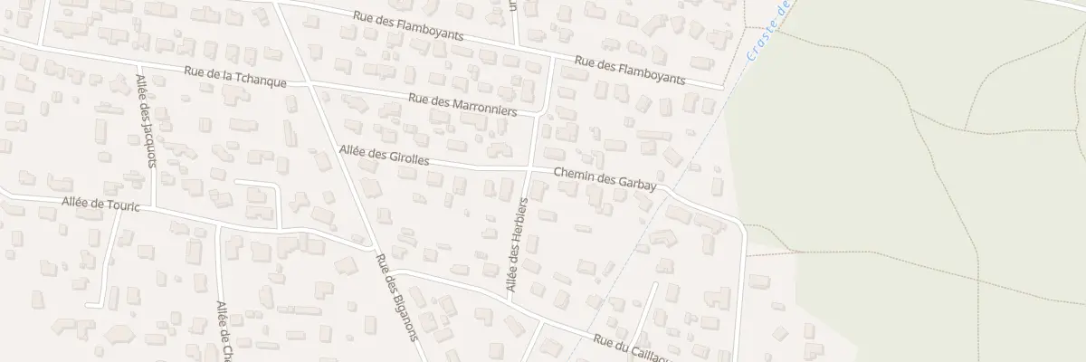 Plan du 13 All des Herbiers à Biscarrosse