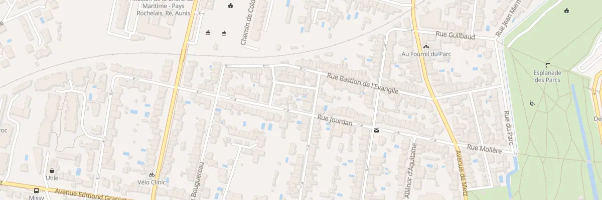 Plan du 25 Rue des Quatre Sergents à La Rochelle