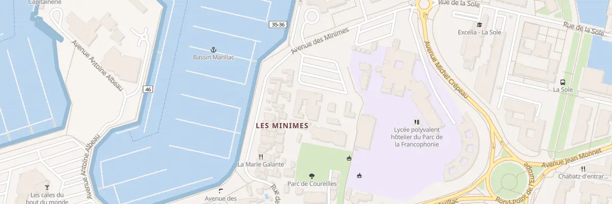 Plan du 14 Rue Henri Amel à La Rochelle