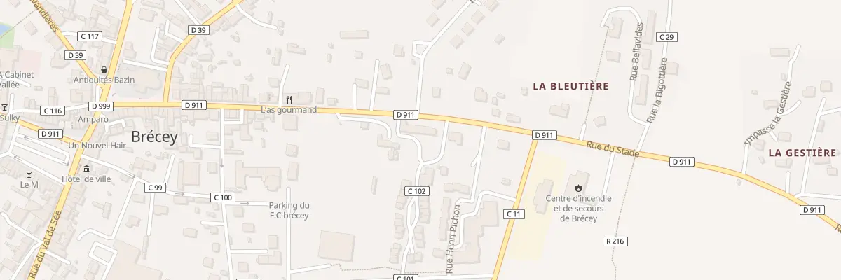 Plan du 52 Rue du Stade à Brécey