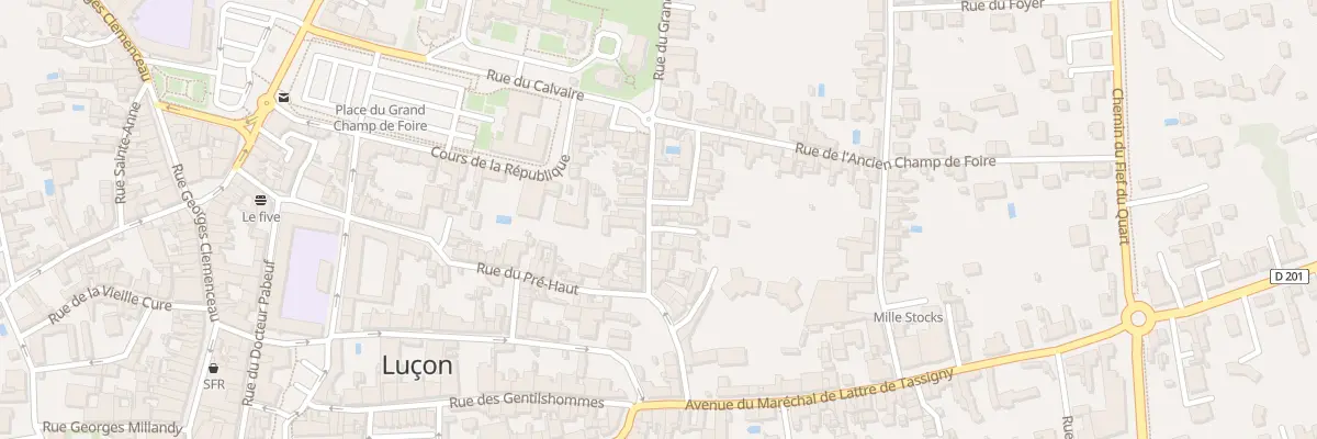 Plan du 22B Rue du grand moulin à Luçon