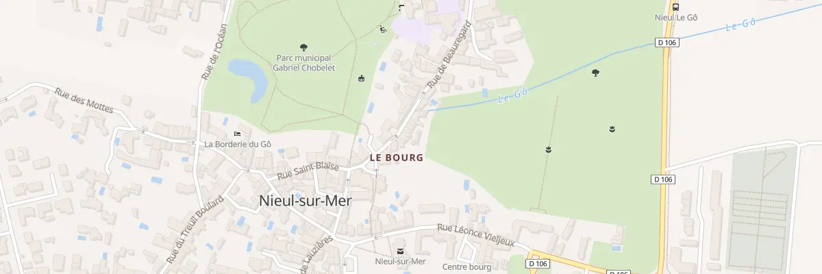 Plan du 22 Rue de Beauregard à Nieul-sur-Mer