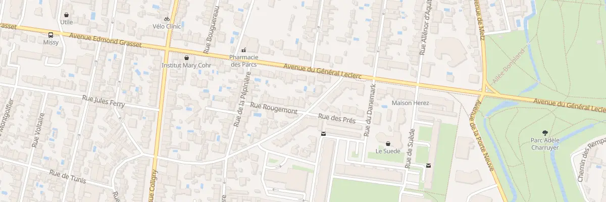 Plan du 2 Rue de Rougemont à La Rochelle