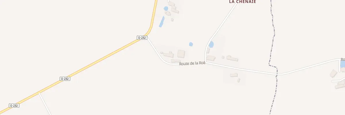 Plan du 85 Rte de la Roë à Brains-sur-les-Marches