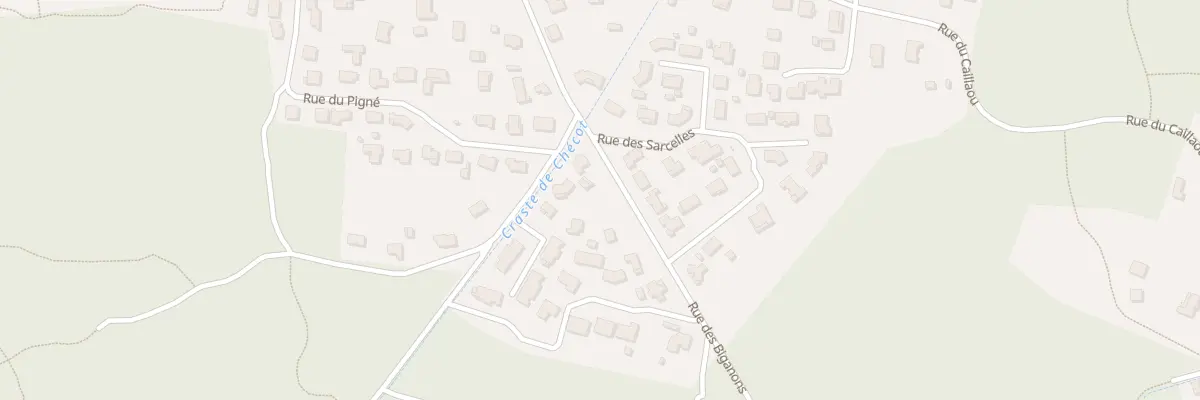 Plan du 316 Rue des Biganons à Biscarrosse